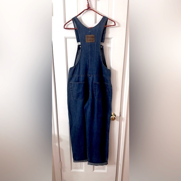 Vtg London Jean Classic Retro Denim Bib Suspender Overalls XS -S / Size 6 - Picture 4 of 11
